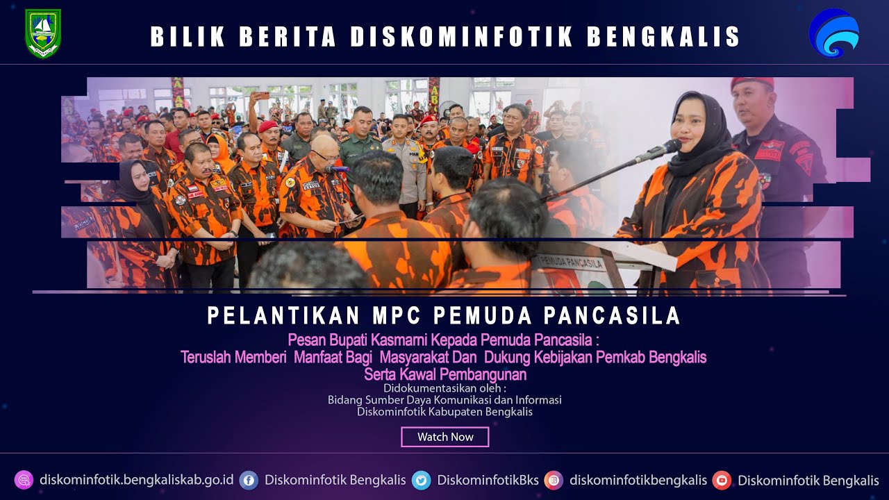 Pesan Bupati Kasmarni Kepada Pemuda Pancasila : Teruslah Memberi Manfaat Bagi Masyarakat Dan Dukung Kebijakan Pemkab Bengkalis Dan Kawal Pembangunan Kesumbo Ampai